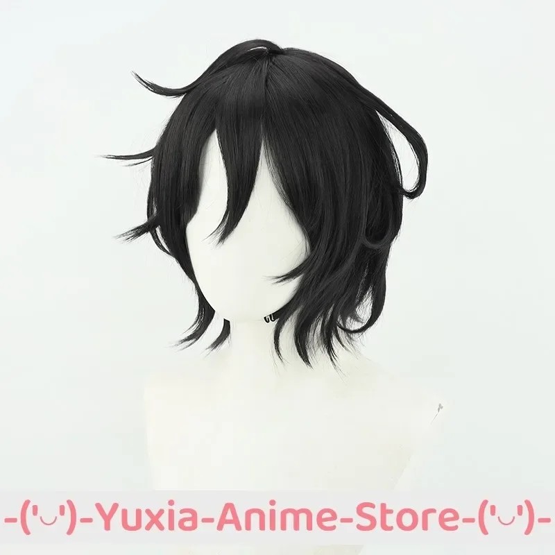 CALL OF THE NIGHT KO YAMORI COSPLAY WIG AND CAP YOFUKASHI NO UTA PROTAGONIST BLACK HAIR ANIME