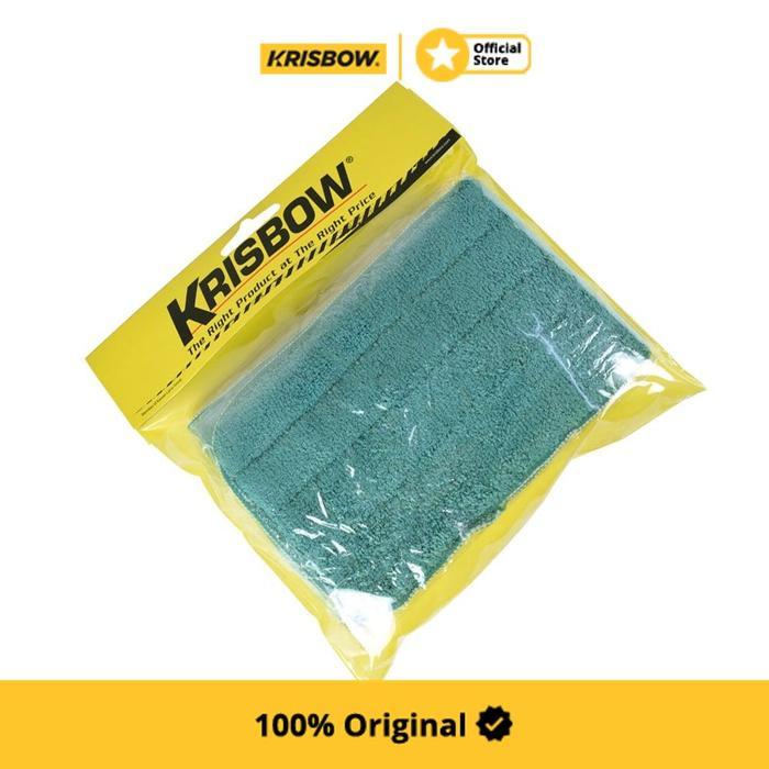 Krisbow Rill Kain Pel Microfiber Flat Mop 60 Cm