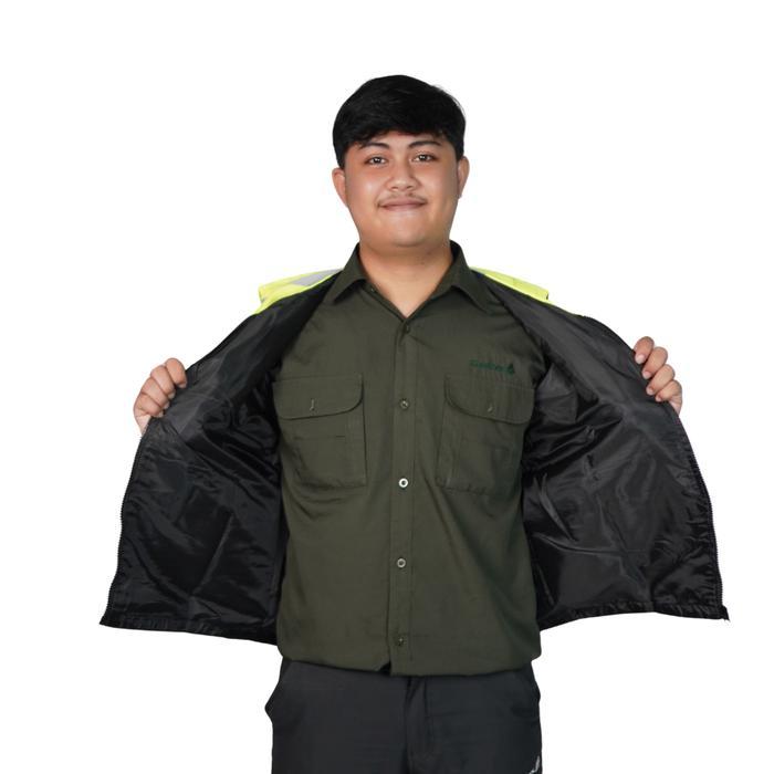 BERKUALITAS CREDIFOX Rompi lapangan - rompi outdoor pria - rompi proyek safety - rompi safety first
