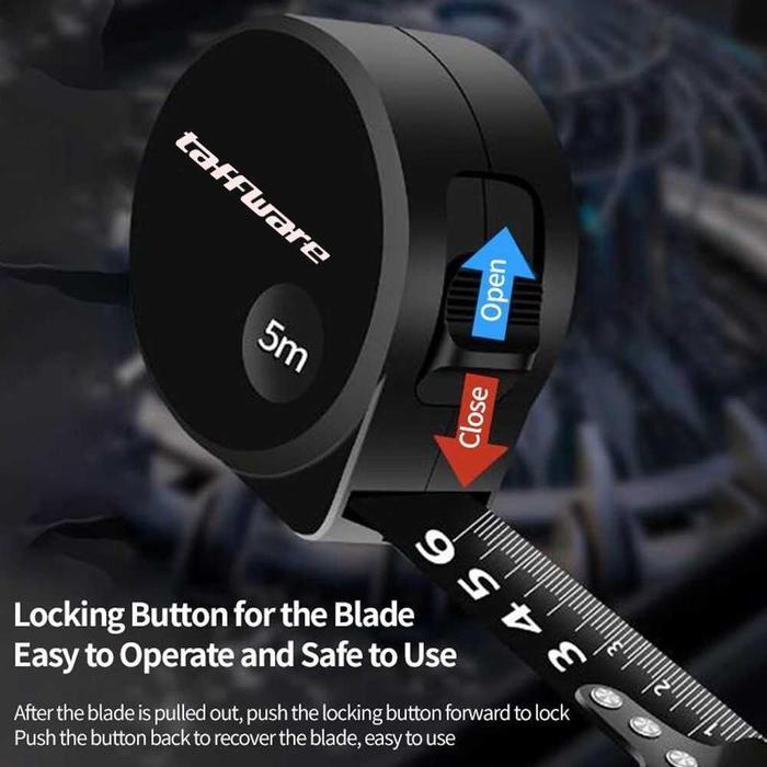 "New" Taffware Dong Sheng Meteran Roll Tape Measure Lock System - DSH-19
