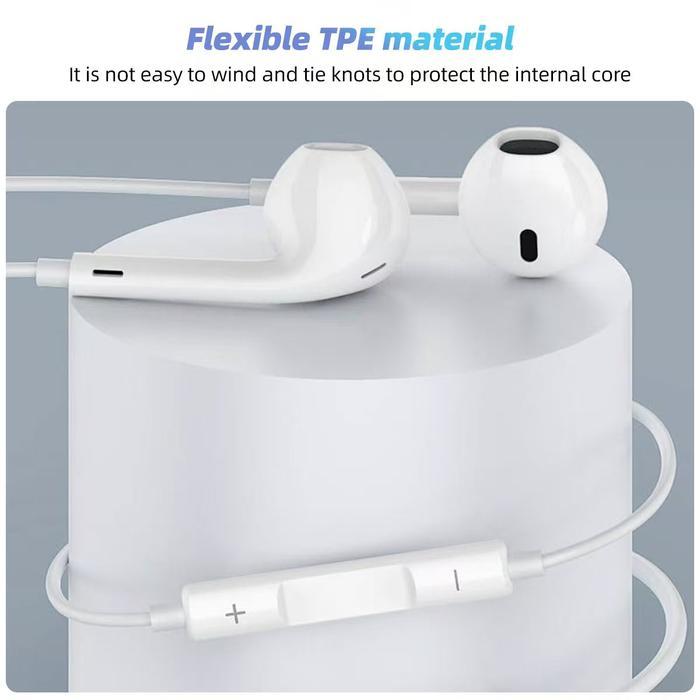 Headset Earphone Usb C Iphone 15 Pro Max Plus Original Apple Terjamin