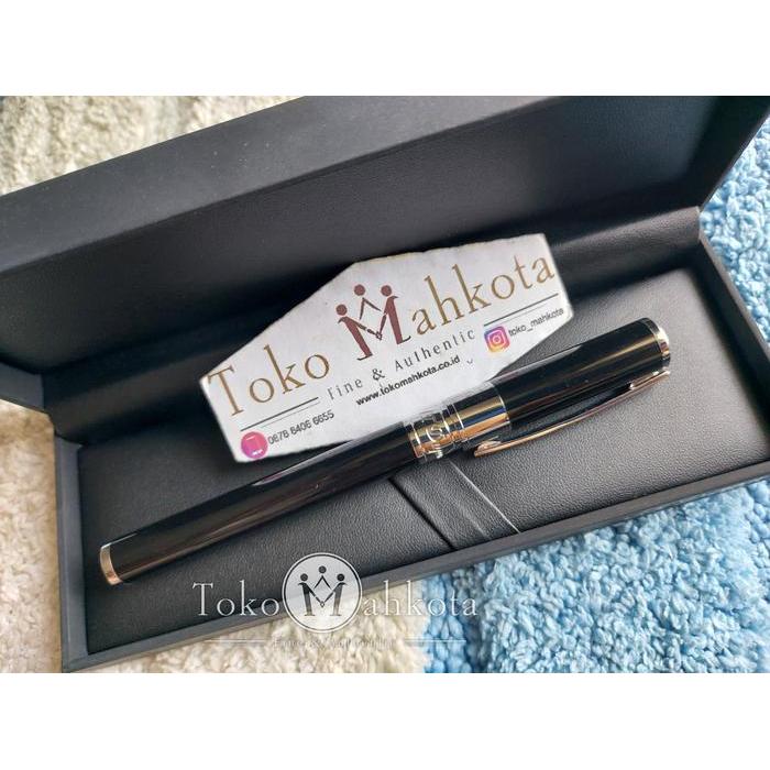 Sign Pen / Rollerball Pen St Dupont D-Initial Black Chrome 262201