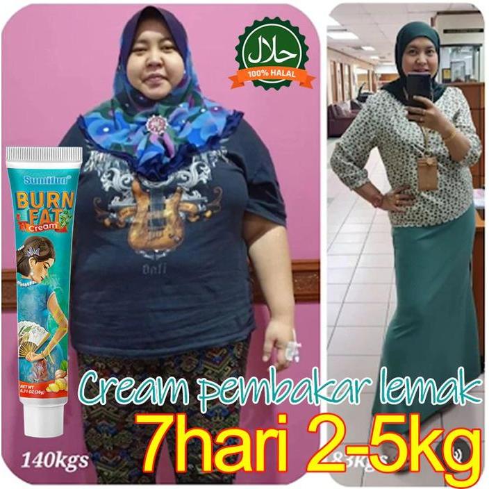 Cream Pelangsing Pembakar Lemak Burn Fat Melangsingkan Mengecilkan Perut Lengan Paha Betis Leher