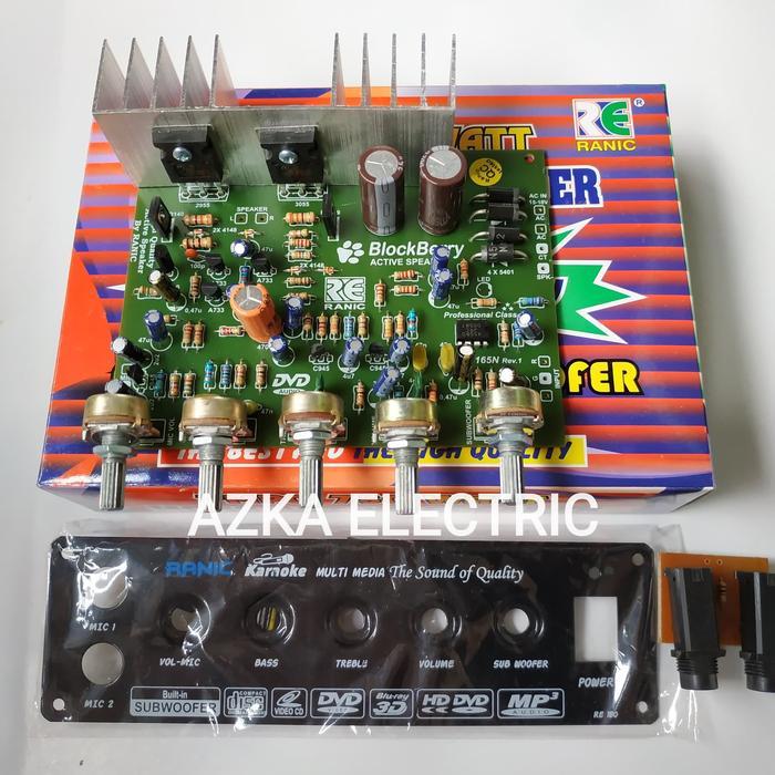Diskon Kit Power Amplifier Speaker Aktif Mono 750W Pmpo