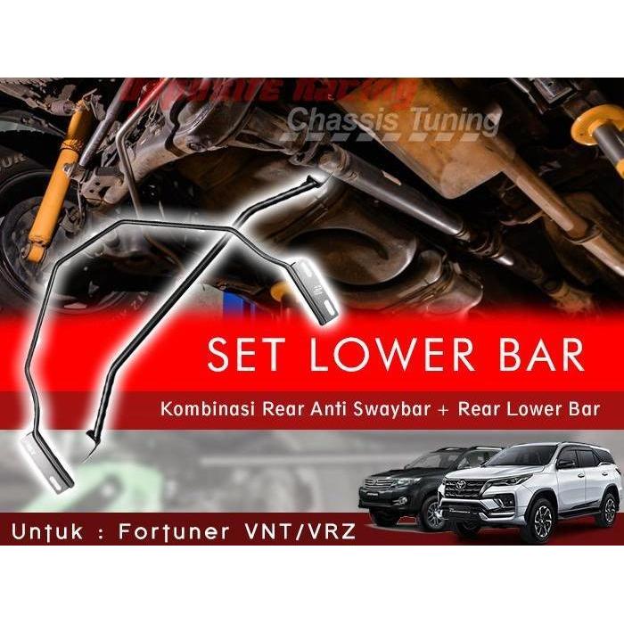 Opposite Racing [Stabilizer Set] Belakang - (Rear Swaybar & Rear Lower Bar) - Toyota Fortuner (VNT /