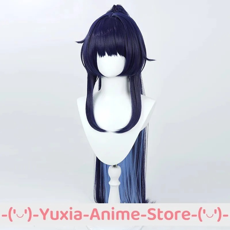 HONKAI IMPACT HERRSCHER OF ORIGIN RAIDEN MEI COSPLAY WIG PONYTAIL AND CAP GAME ROLEPLAY WIGS PARTY