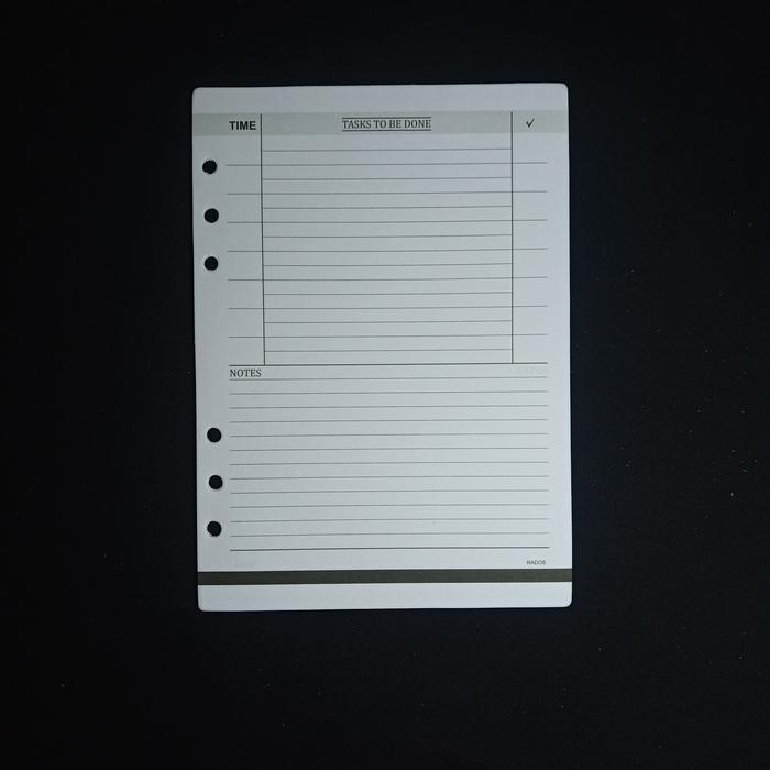 "New" Refill Rados Organizer Agenda A5 Ring 6 / Loose Leaf