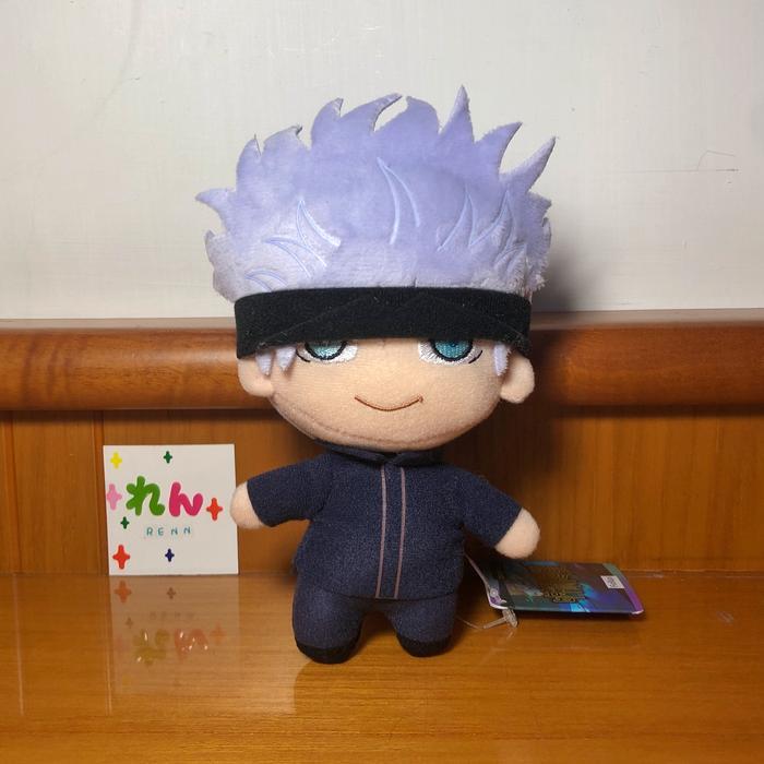 HOT SALE JUJUTSU KAISEN GOJO SATORU FURYU NUIGURUMI PLUSH DOLL PLUSHIE BONEKA TERMURAH