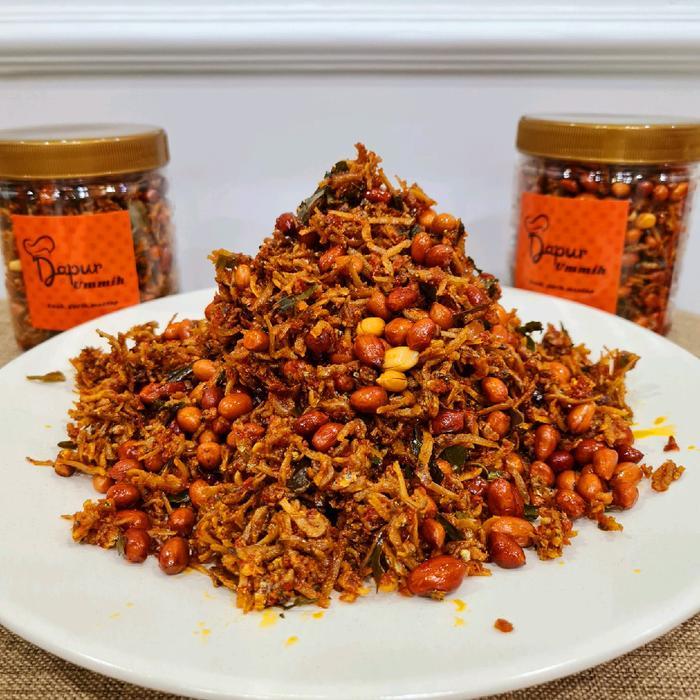 "New" Teri Kacang Balado 1kg by Dapur Ummih dengan Campuran Cabai Merah, Cabai Rawit, Bawang Merah,