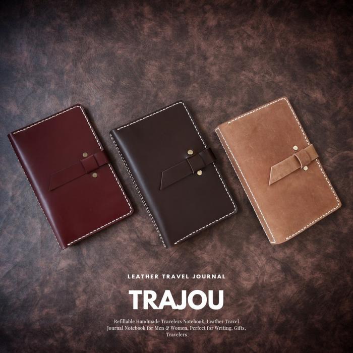 Binder A6 Travel Journal Kulit Sapi Asli