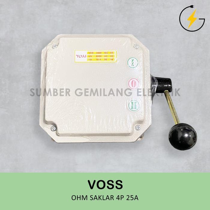 Genset / Handle / Ohm Saklar / Cam Starter / Cos 4P 25A Voss