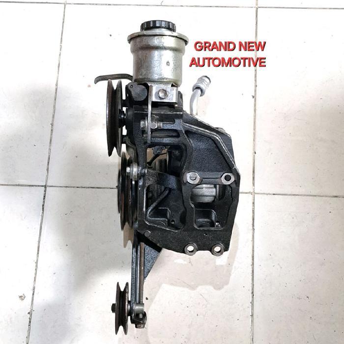 BREKET POMPA POWER STEERING KOMPRESOR AC SET KIJANG KAPSUL EFI 1.8 ASLI TOPPS