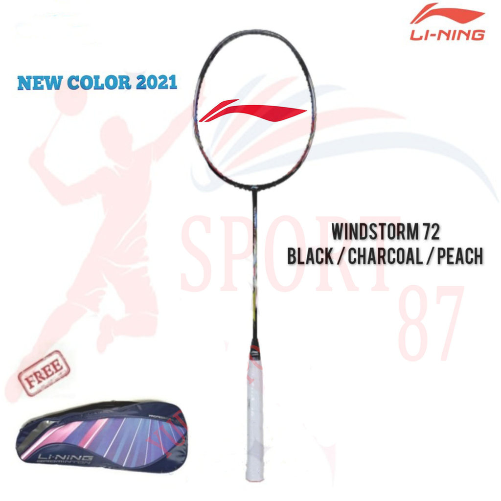 Raket Badminton Lining Windstrom 72 New Colour Original Raket Lining Windstrom 72
