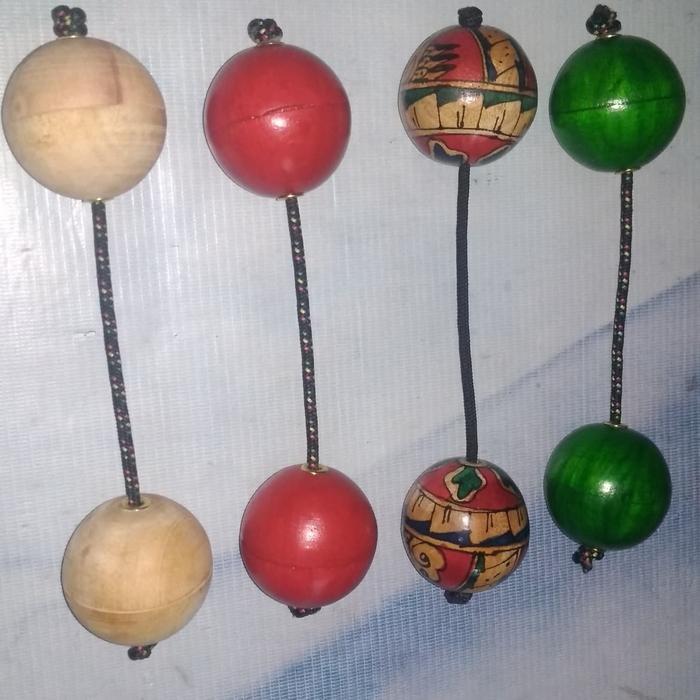 mainan Kashaka alat musik shaker afrika marakas bola patica asalato