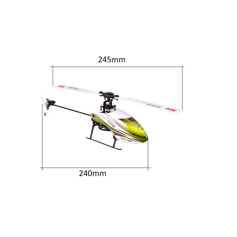 Wltoys XK K110 6CH 3D 6G System Remote Control Brushless RC Helicopter BNF without Transmitter