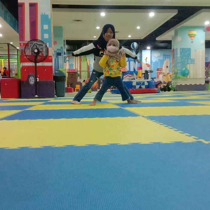Matras Puzzle, Alas Bermain Anak, 60x60x1cm Playmat Puzzle Karpet