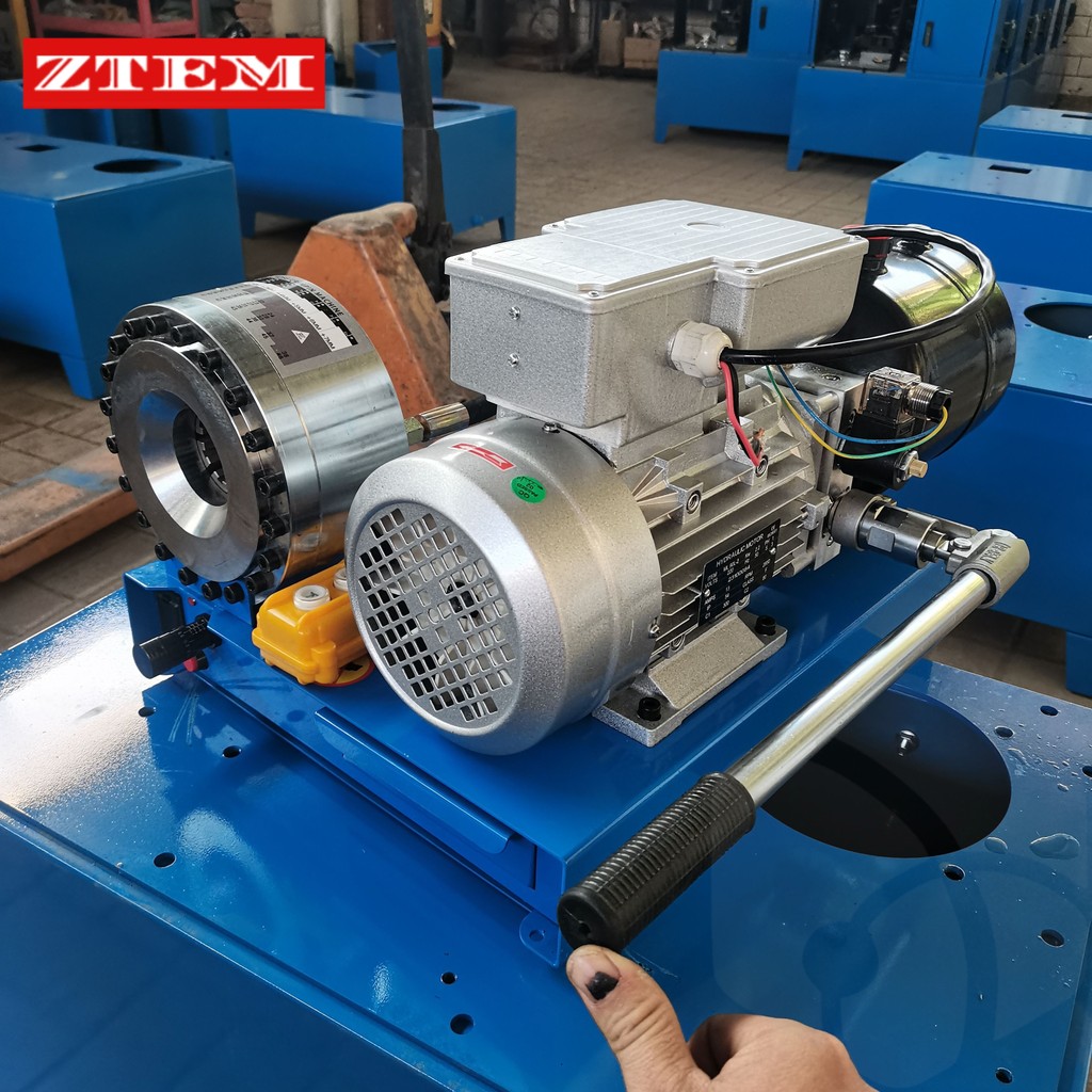 Hydraulic Hose Crimper Machine Manual Portable Hose Crimping Tool Hoses Fittings Pressing Machine