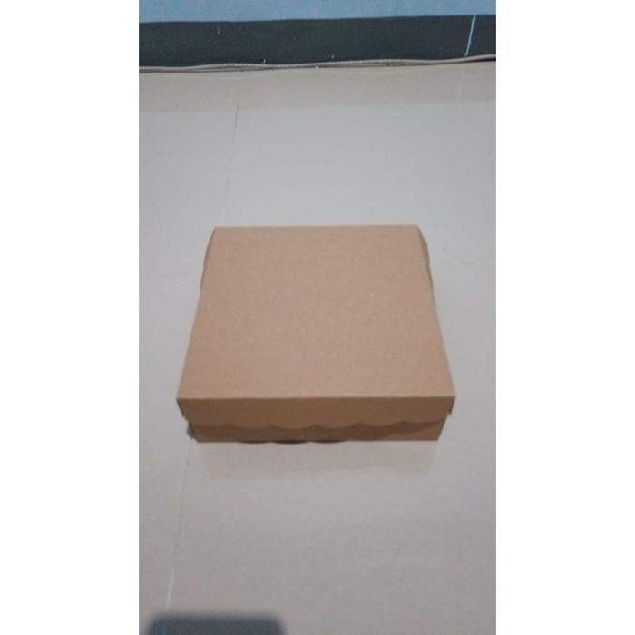 (100 pcs) Dus Nasi Kotak 20x20 R10K warna coklat / Dus Nasi Coklat / Dus nasi 20x20 / Dus Untuk