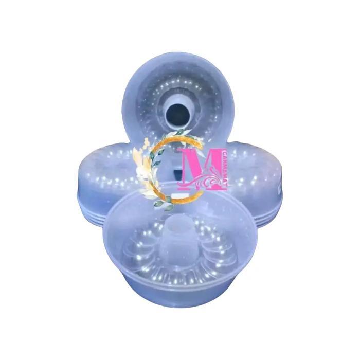 Cetakan Puding Plastik Loyang Agar Agar/Lotus Plastik Bening Kitchenware