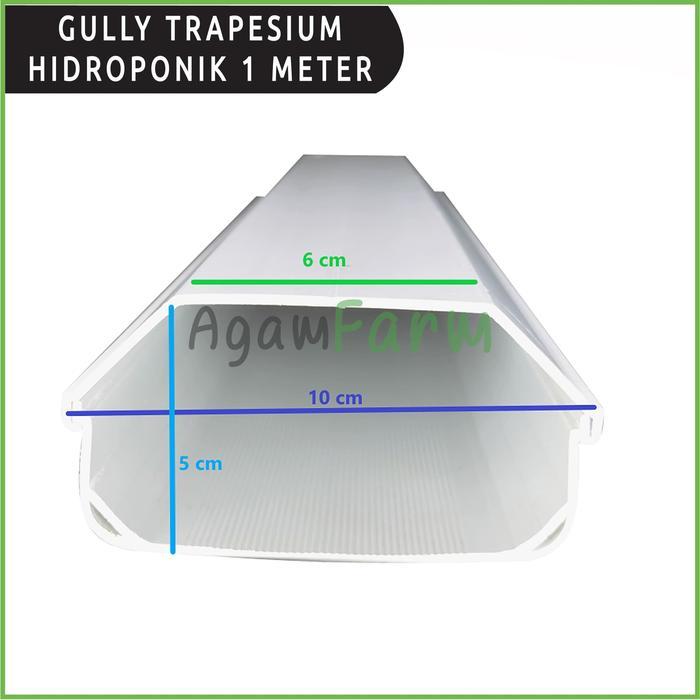 Gully Trapesium Hidroponik 1 Meter