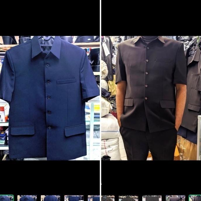 PROMO Seragam Pns Pdh Baju Safari Jas Psh Guru Hitam Coklat Navy Dongke