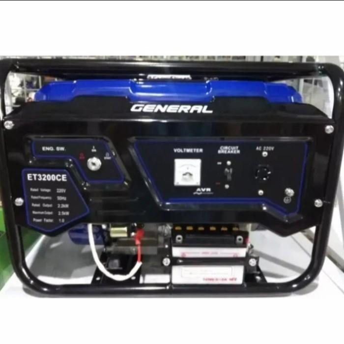 General Mesin Generator Set ET 3200 CE Genset Bensin 2200 Watt ET3200