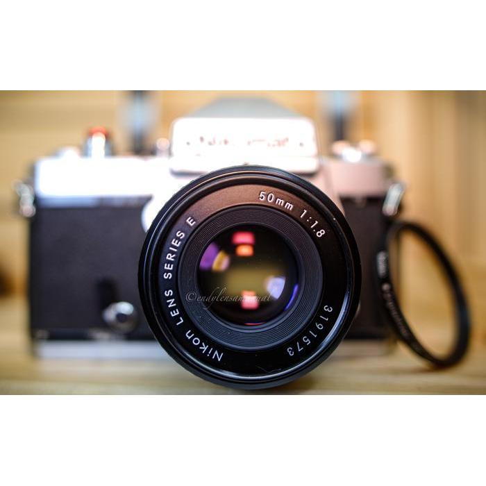 Kamera analog Nikomat FT2 dan lensa Nikon 50mm f1.8 ais silver