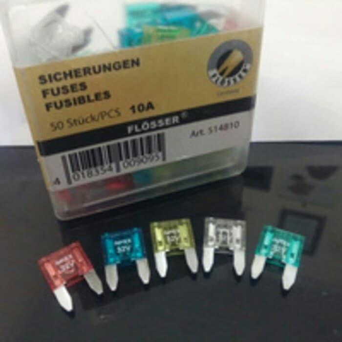 Flosser Fuse Dx Mini (Sekring Tancap Mini) Original Flosser Isi 50 Pcs