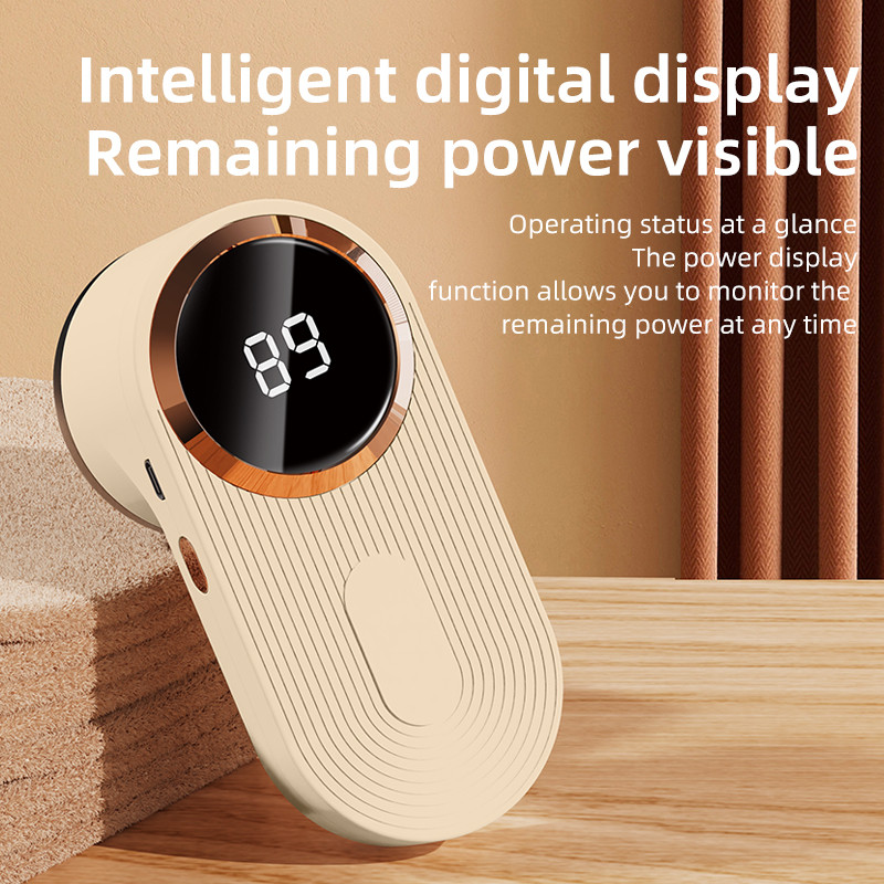 New 1200mAh Lint Remover for Clothing LED Digital Electric Pellet Fluff Remover USB Rechargeable