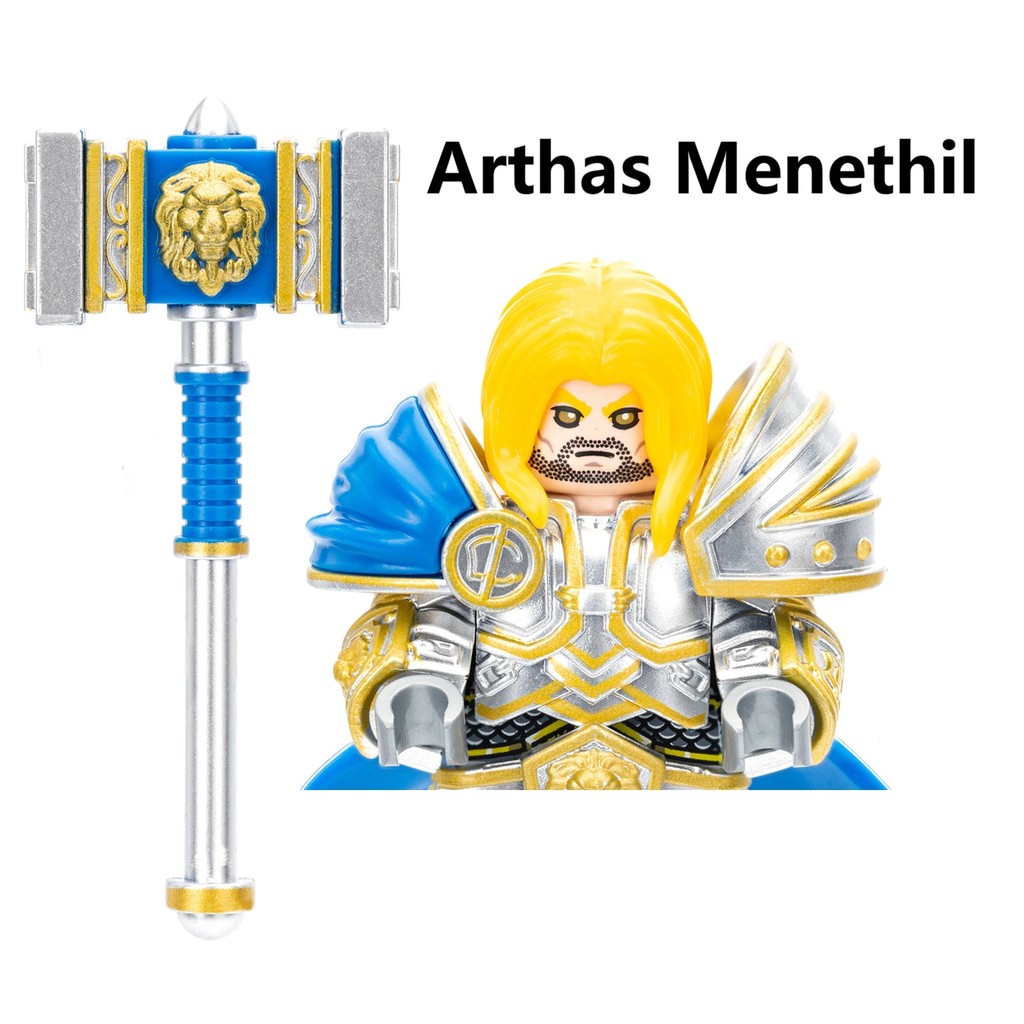 World Of Warcraft Wow Building Blocks Lich King Mini Action Figure Toys