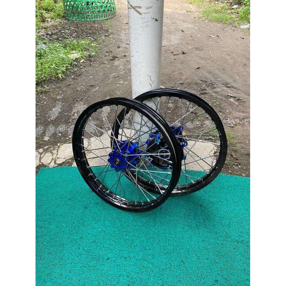 Velg Surex Crf Ukur 160 Rata Wheelset Semi Cacing Crf 150 L Tanpa Ban Ring 17