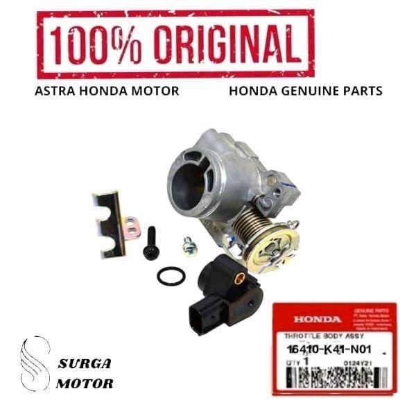 Body Set Supra X 125 Fi 16410K41N01 16410-K41-N01 Throttle Assy Supra 2014-Sekarang Ori Original