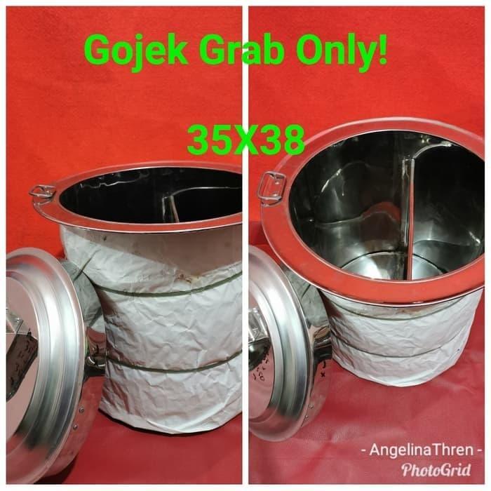 Dandang Mie 2 sekat / Panci rebus 2 sekat Gojek grab Only