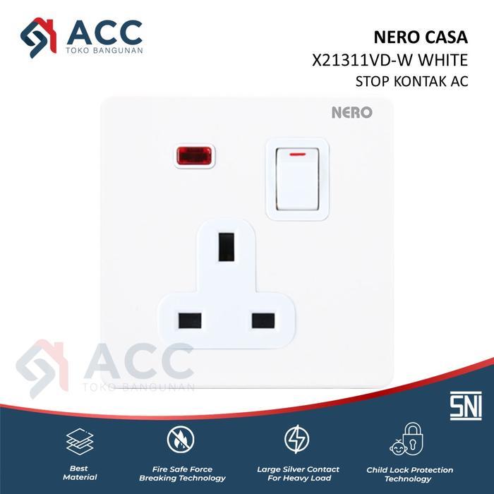 Schneider - Casa X21311Vd-W White Stop Kontak Ac
