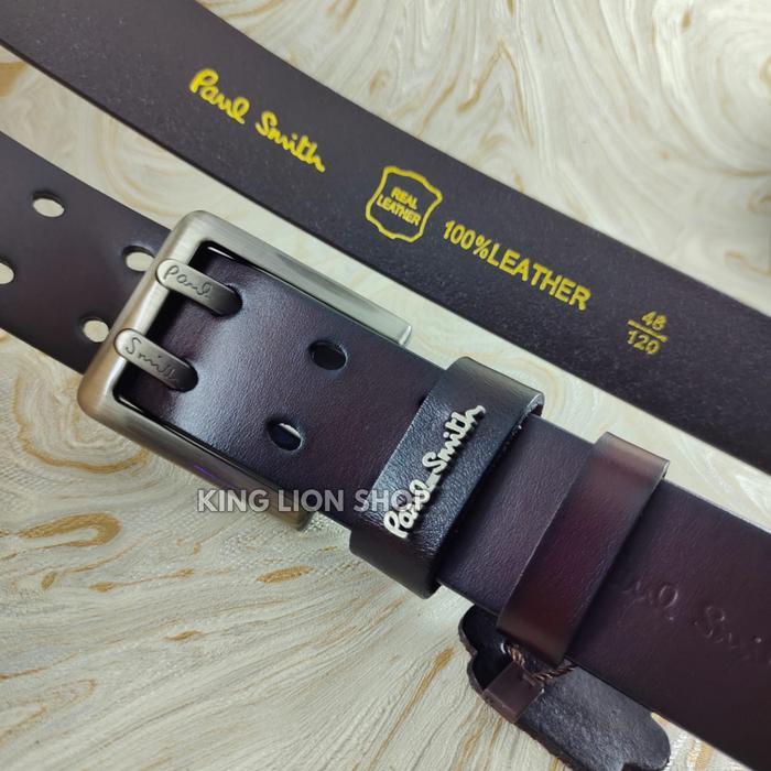 Sabuk Pria Sabuk Pria Gesper Tusuk Jarum Ikat Pinggang Premium Leather