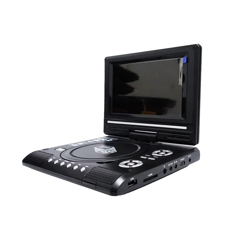 Top 7.8 Inch Portable Home Car DVD Player VCD CD Game TV Player USB Radio Adapter Support FM Radio