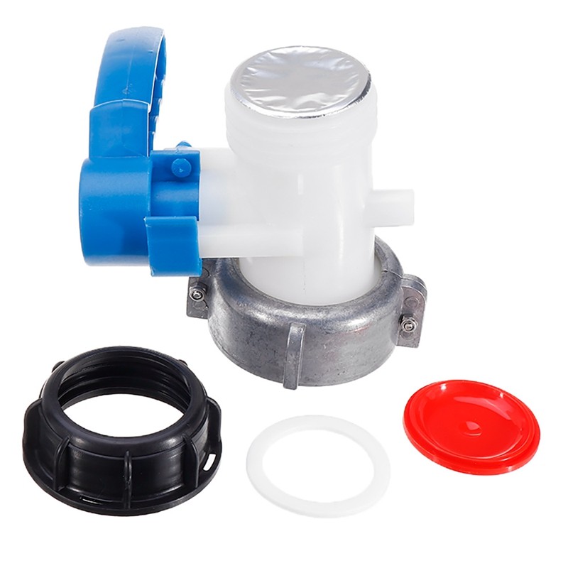 DN50 75MM IBC Ton Tank Valve Switch 1000L Container Aluminum Alloy Butterfly Valve IBC Ton Tank