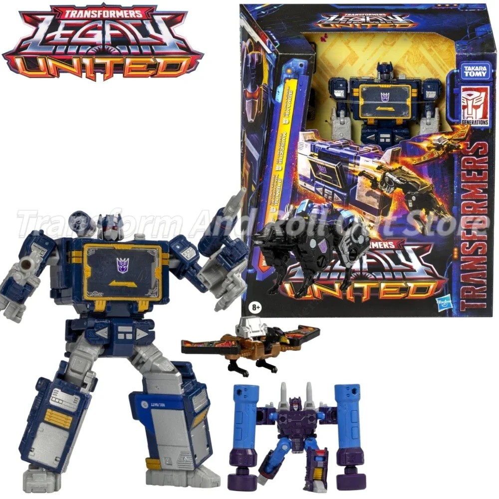 In Stock Transformers Legacy United Soundwave G1 Rumble Buzzsaw Ravage Voyager Action Figure Model