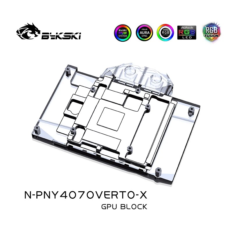 Bykski N-PNY4070VERTO-X GPU Block Use for PNY RTX 4070 XLR8/4070TI OC Graphics Video Card Water