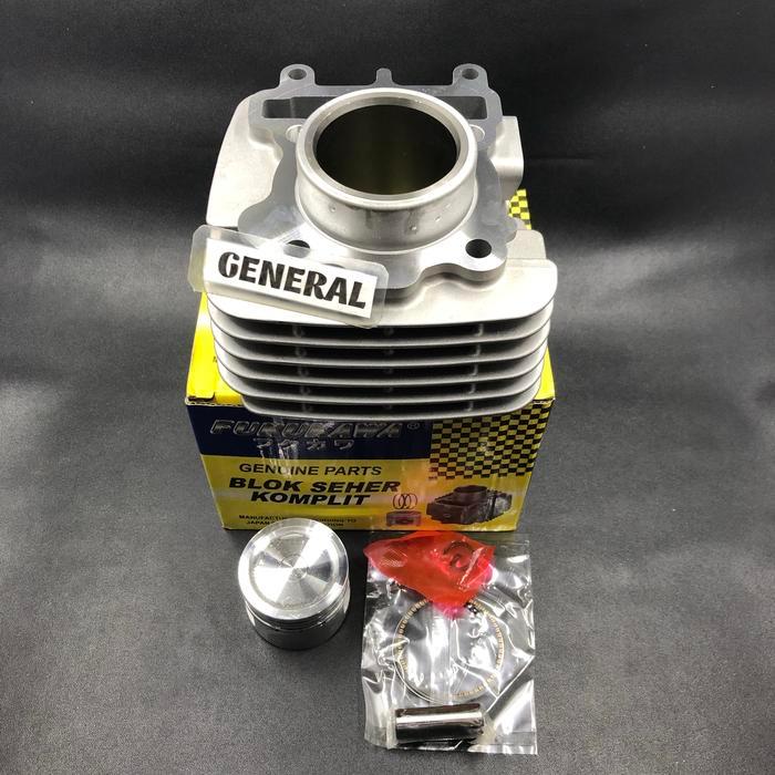 Blok Seher Komplit + Piston Kit Vega ZR Fukukawa Cylinder Block