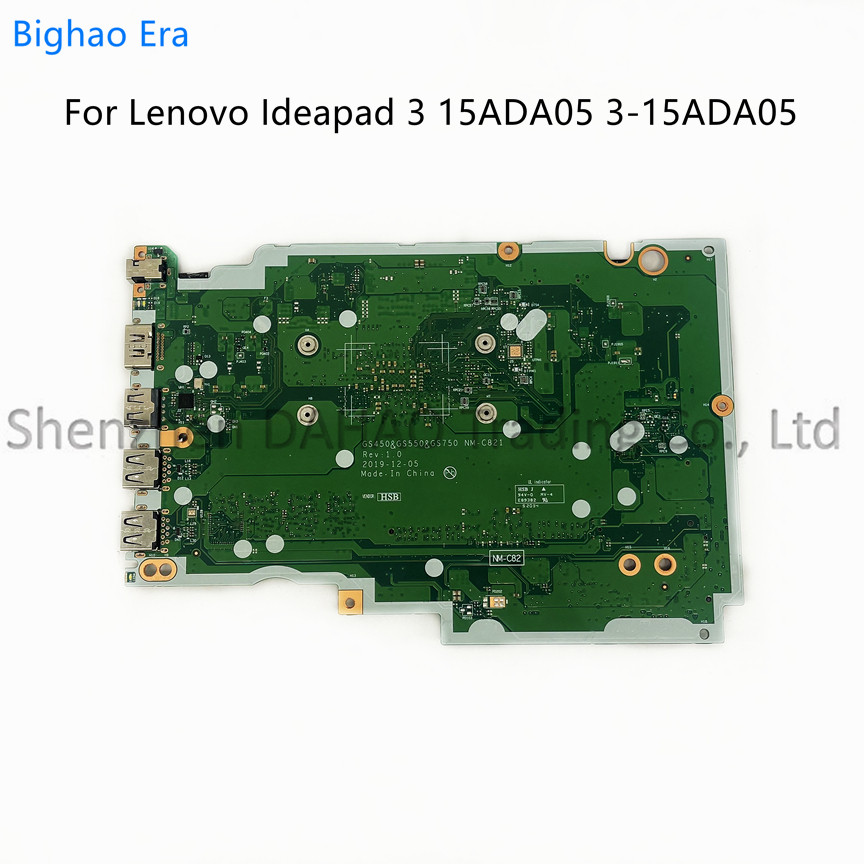 NM-C821 For Lenovo Ideapad 3 15ADA05 3-15ADA05 Laptop Motherboard With YM3050 R3-3250 R5-3500