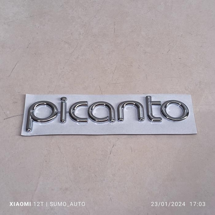 emblem tulisan PICANTO