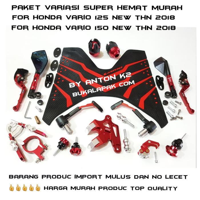 Aksesoris Motor Vario 125 New Dan Vario 150 New Tahun 2018 Sepaket 10 Restock