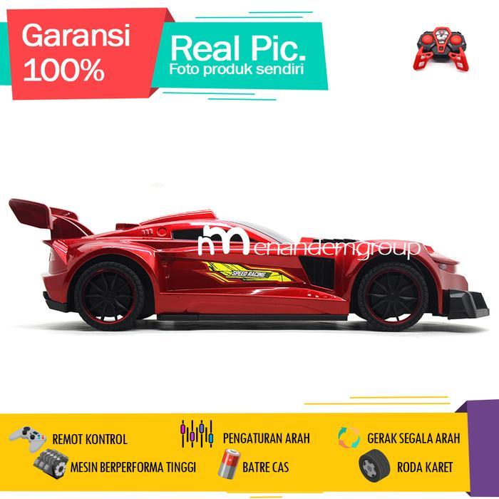 Mainan Mobil Remot Kontrol Rc Sedan Balap Future Dynamic Sense Ukuran Jumbo 1:10 Led