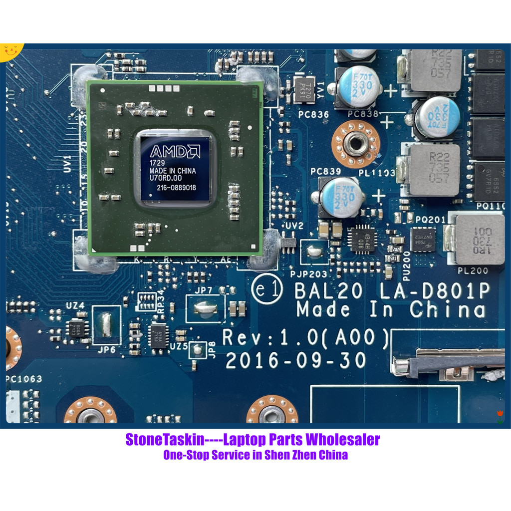 High quality CN-0KFWK9 for Dell Inspiron 5567 5767 Laptop Motherboard KFWK9 BAL20 LA-D801P SR2ZV
