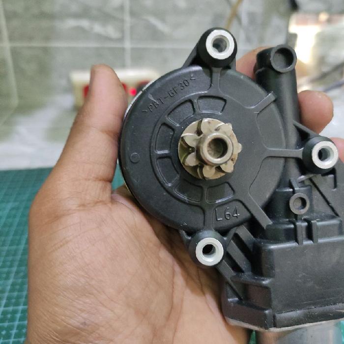 READY KONDISI BARU DINAMO DC MOTOR GEARBOX 12VDC 110RPM TORSI KUAT GEAR MOTOR DC 12V