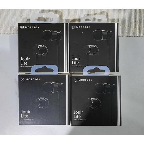 Morejoy Jouir Lite In-Ear Headphones Headset / Black & Silver Terlaris