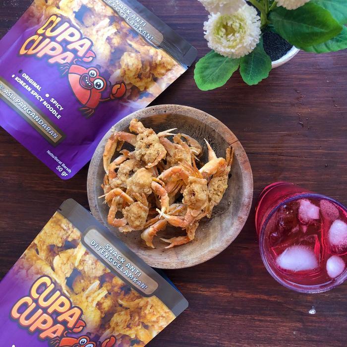 Kepiting Krispi Crispy Baby Crab Cupa Cupa Cemilan Asli Pangandaran