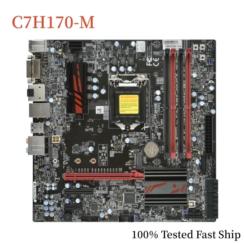 For Supermicro C7H170-M Motherboard Z270 64GB LGA 1151 DDR4 Support 6 7th CPU Micro ATX Mainboard