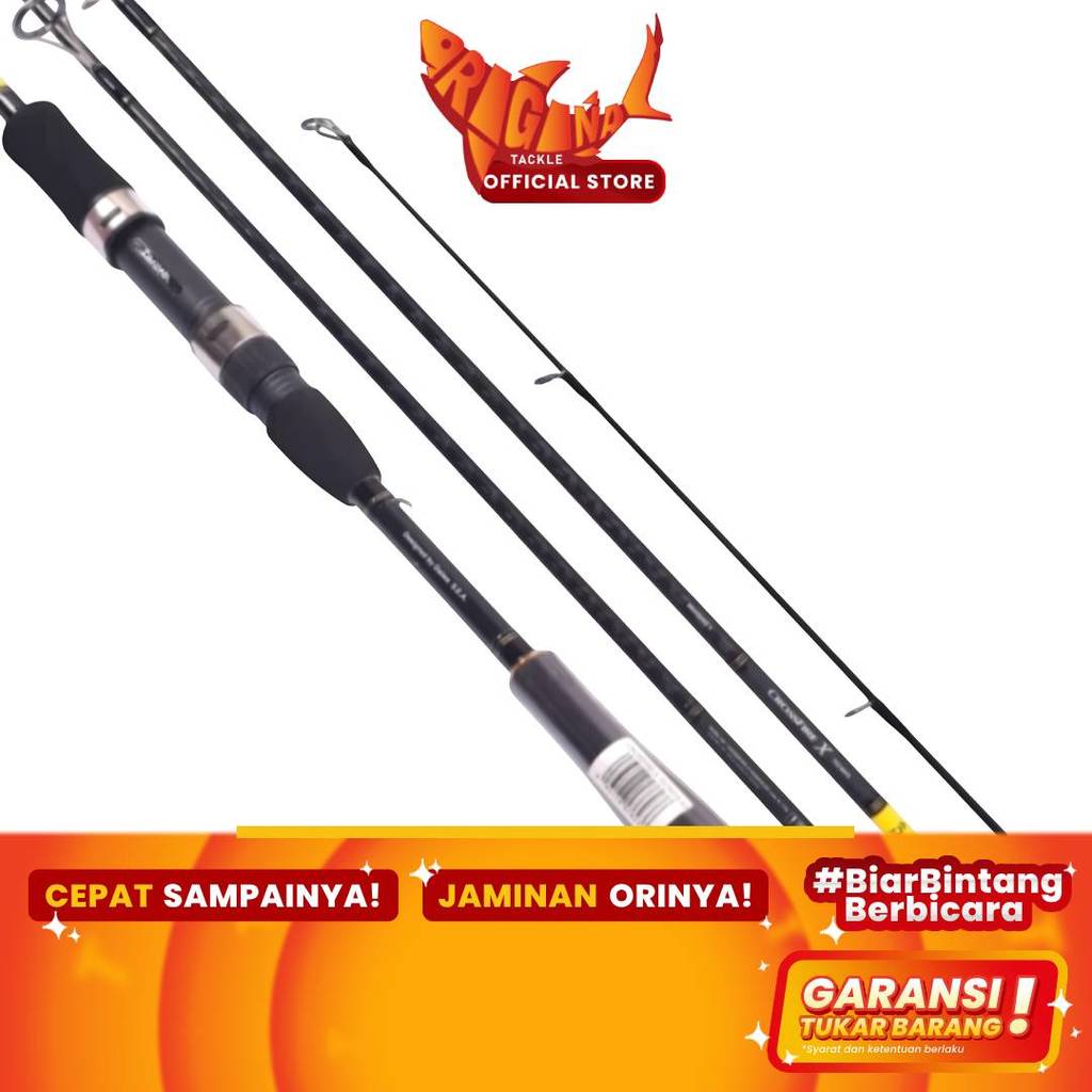 Joran Pancing Spinning Daiwa Crossfire X Carbon 180cm 1020lb 615